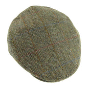 Harris Tweed Tartan Flat Cap - One Size