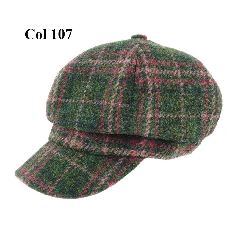 Ladies 100% Harris Tweed One Size Cap