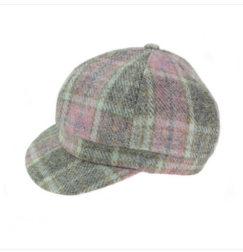 Ladies 100% Harris Tweed One Size Cap