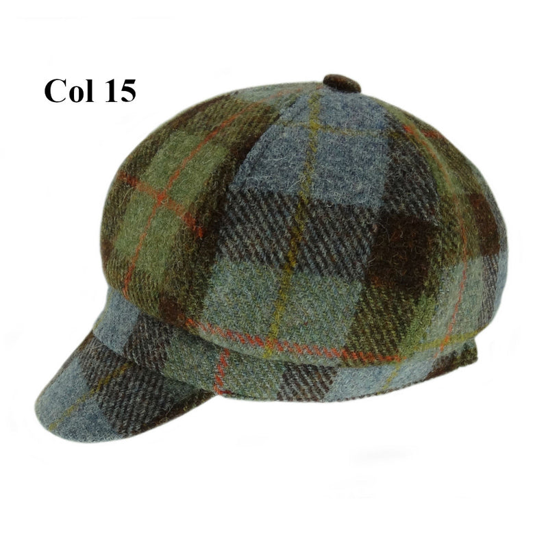 Ladies 100% Harris Tweed One Size Cap