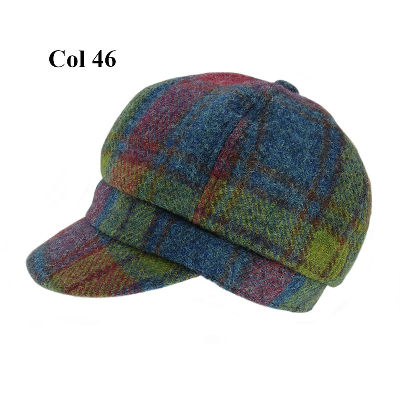 Ladies 100% Harris Tweed One Size Cap