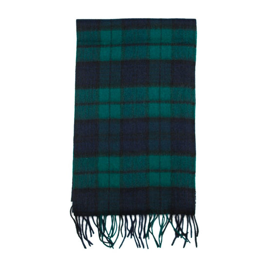 Glenmore 100% Lambswool Tartan Scarf - Black Watch