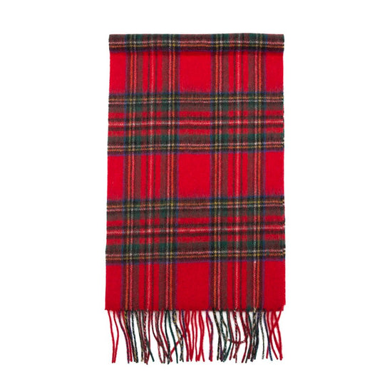 Glenmore 100% Lambswool Tartan Scarf - Royal Stewart