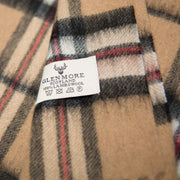 Glenmore 100% Lambswool Tartan Scarf - Thomson Camel