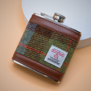 6oz Harris Tweed Hip Flask