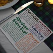 Scottish Delicacies (Pack of 20) Napkins Serviettes