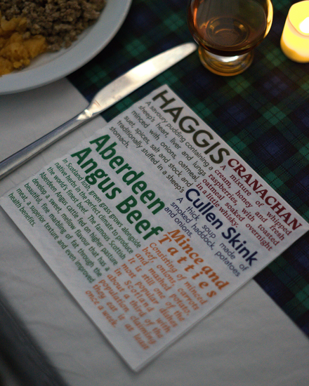 Scottish Delicacies (Pack of 20) Napkins Serviettes