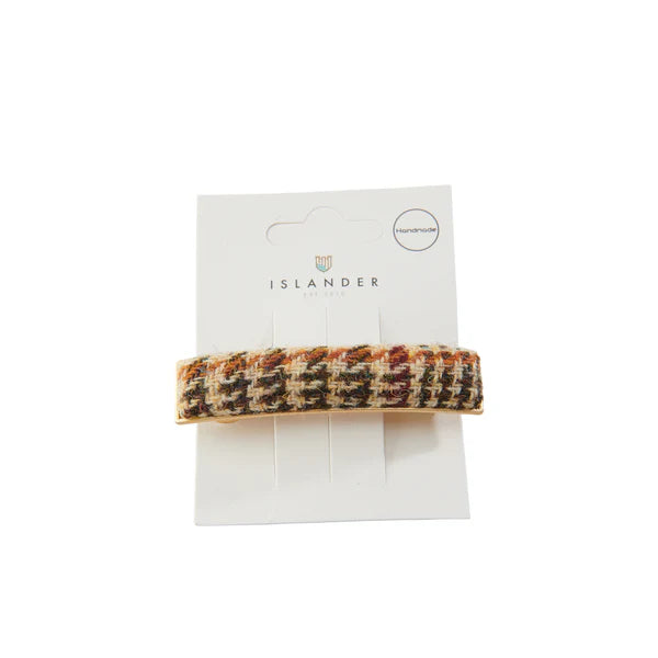 Islander® Harris Tweed Barrette Rectangle Hair Clip