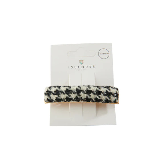 Islander® Harris Tweed Barrette Rectangle Hair Clip