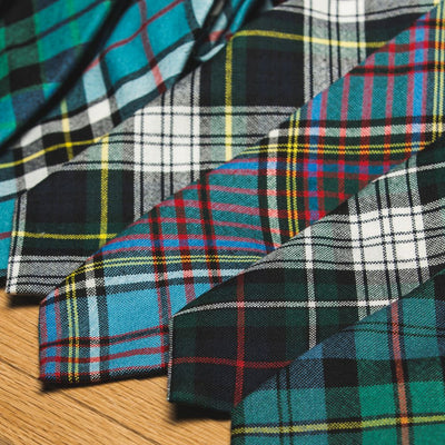 Tartan 100% Lochcarron Reiver Wool Ties - Made to Order