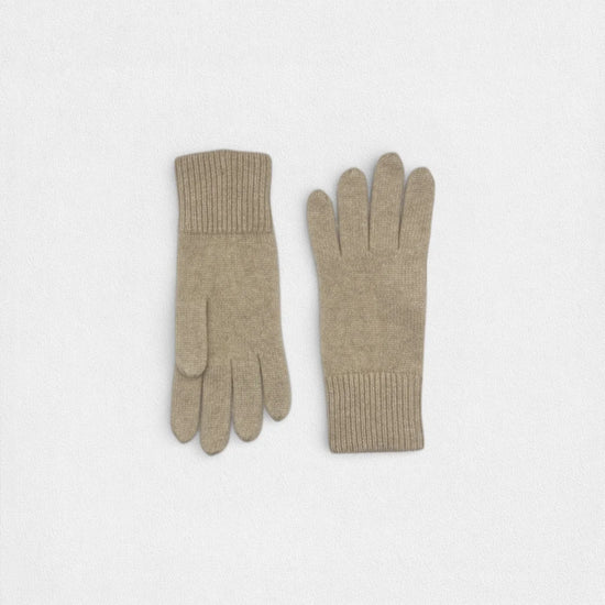100% Cashmere Gloves One-Size - Cream