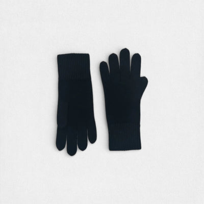 100% Cashmere Gloves One-Size - Black