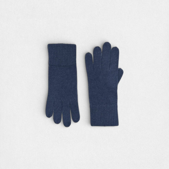 100% Cashmere Gloves One-Size - Blue