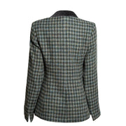 Women's Harris Tweed Jacket - Maggie - Green Check