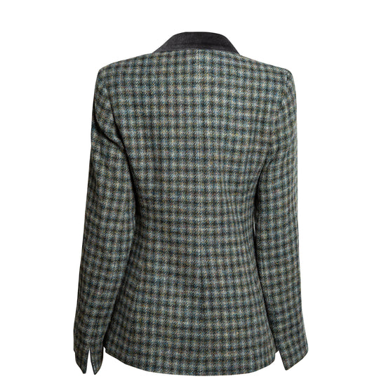 Women's Harris Tweed Jacket - Maggie - Green Check