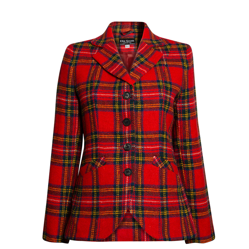 Women's Harris Tweed Jacket - Sandy - Royal Stewart