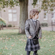 Kids Light Grey Braemar Jacket & Vest