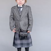 Kids Light Grey Braemar Jacket & Vest