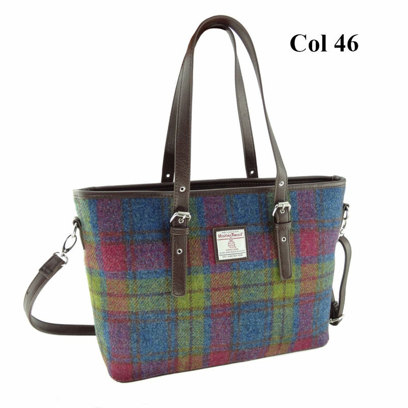 Plaid tote handbags sales