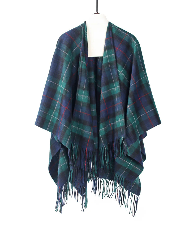 Women's Tartan Lambswool Mini Cape