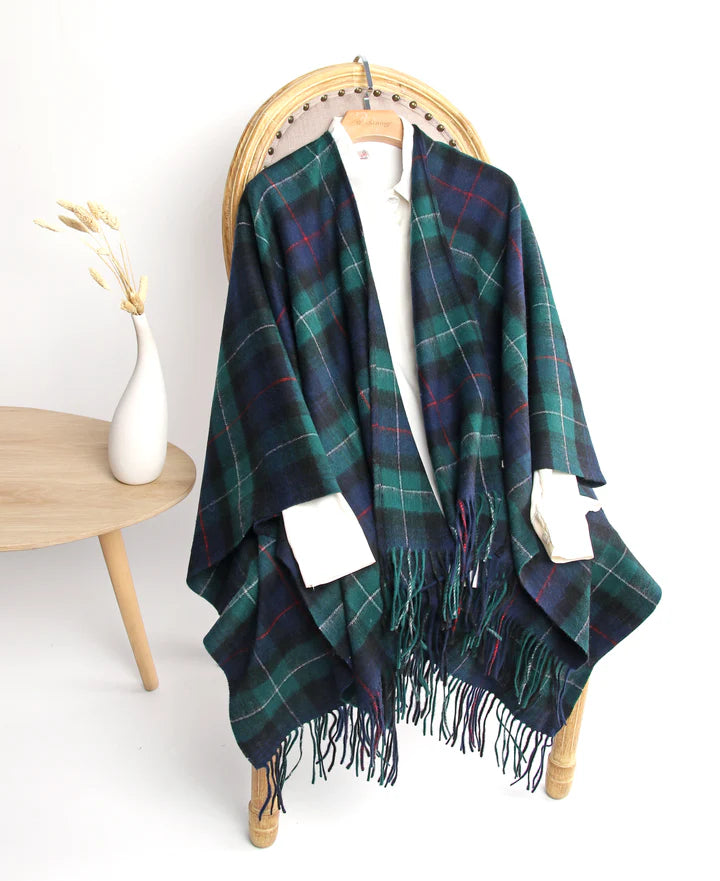 Women's Tartan Lambswool Mini Cape