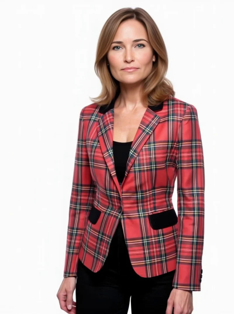 Women's Tartan Short Jacket - Royal Stewart | Scotland Kilt Co