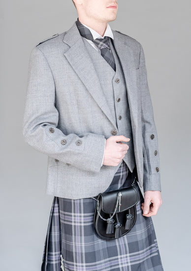 Men's Light Grey Braemar Jacket & Vest