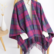 Women's Tartan Lambswool Mini Cape