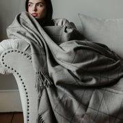 Scottish Made Natural Cashmere Throw - 3 Colours by Lovat Mills