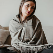 Scottish Made Natural Cashmere Throw - 3 Colours by Lovat Mills