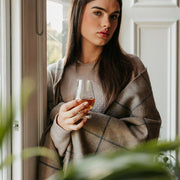 Scottish Made Natural Cashmere Throw - 3 Colours by Lovat Mills