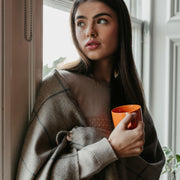 Scottish Made Natural Cashmere Throw - 3 Colours by Lovat Mills