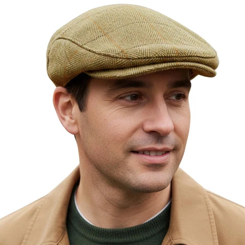 Game Tweed Flat Cap - 6 Sizes