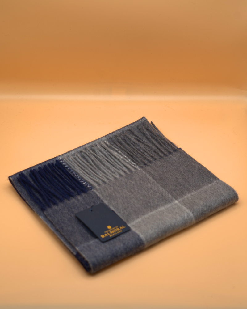 100% Cashmere Tartan Scarf by Balmoral