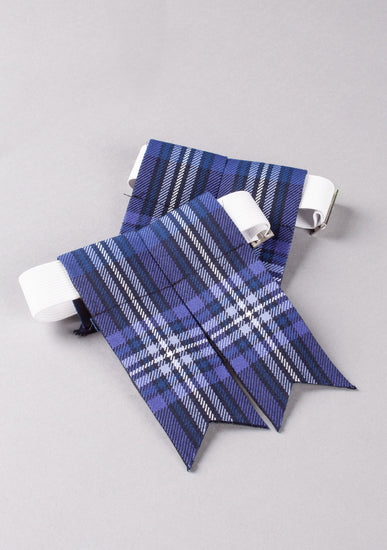 Tartan Polyviscose Flashes - Persevere Thistle Blue