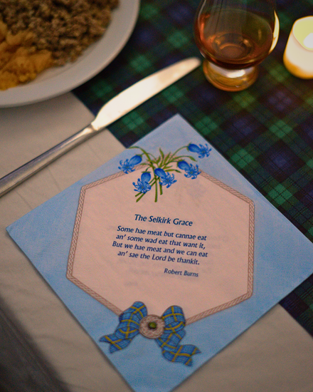 Selkirk Grace Napkins Serviettes (Pack of 20)