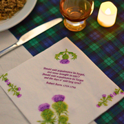 Thistle and Burns Napkins Serviettes (Pack of 20)