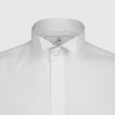 Modern Fit Wing Collar Dress Shirt