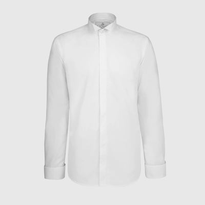 Modern Fit Wing Collar Dress Shirt