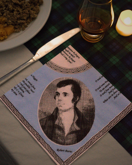 Robert Burns Napkins Serviettes (Pack of 20)