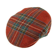 Shetland Wool Tartan Cap - Blackwatch and Royal Stewart Tartan