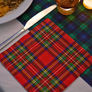 Royal Stewart Tartan Napkin Serviettes (Pack of 20)