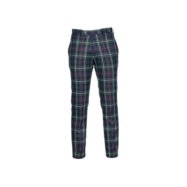 Instock Polyviscose Tartan Trousers - Mackenzie