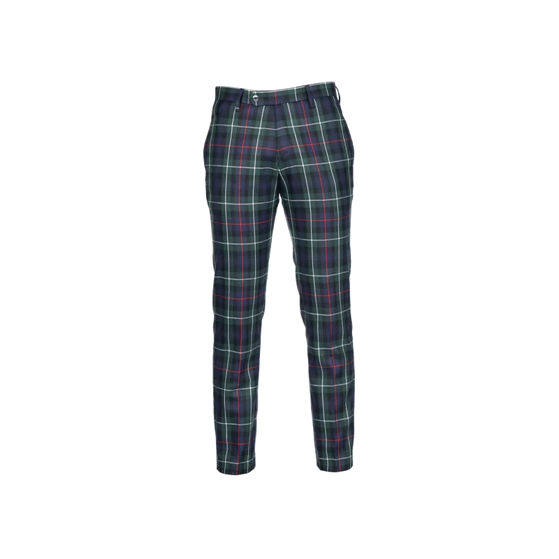 Instock Polyviscose Tartan Trousers - Mackenzie