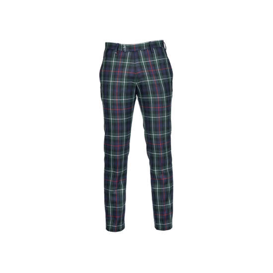Instock Polyviscose Tartan Trousers - Mackenzie