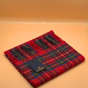100% Cashmere Tartan Scarf by Balmoral