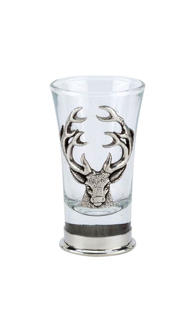 Shot Glass - Stag Emblem
