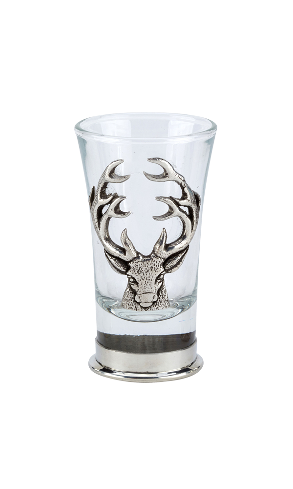 Shot Glass - Stag Emblem