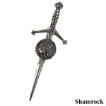 Crest Kilt Pin - Shamrock