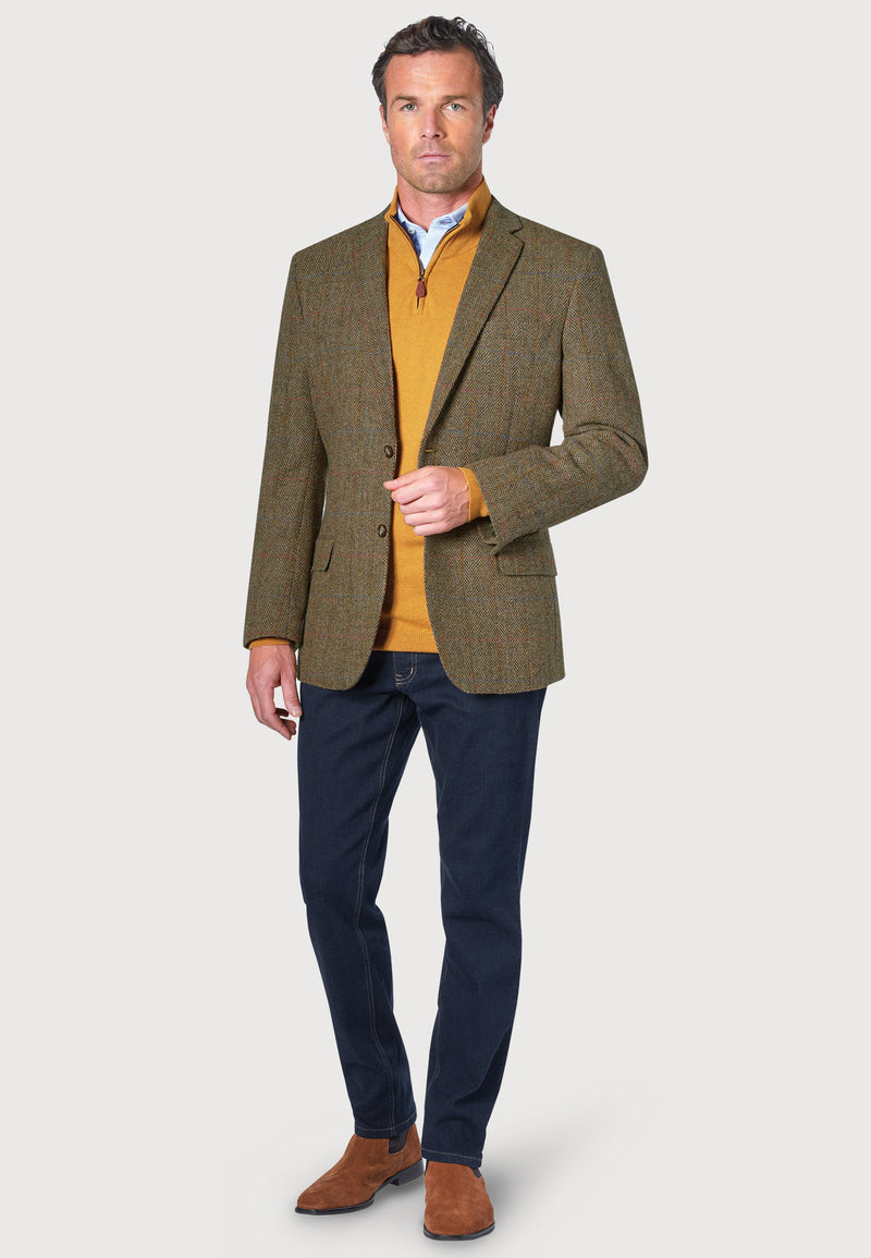 Mens Harris Tweed Classic Fit Jacket - Stromay